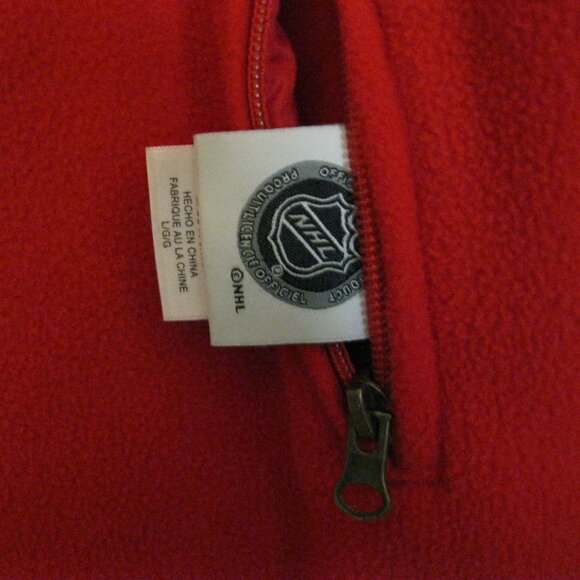 NHL Detroit Red wings fleece sweatshirt. Men size large, - Picture 5 of 10